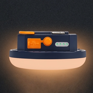 Genopladelig LED campinglampe med ophæng